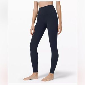 Lululemon align leggings, true navy, 28”